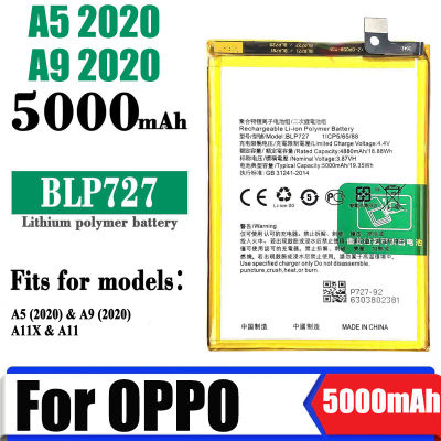 แบตโทรศัพท์มือถือ OPPO A5 2020 / A9 2020 / A11X / A11 Batterry แบต A5 2020/A9 2020/A11X/A11 BLP727