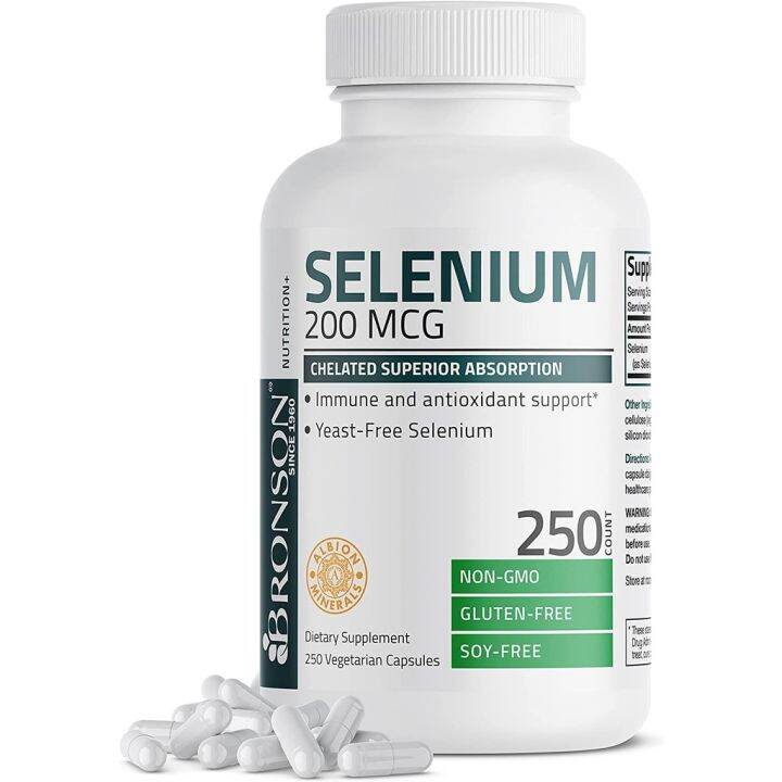 Bronson Selenium 200 mcg 250 Capsule | Lazada.co.th