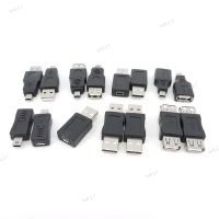 USB 2.0 type A male female to usb B mini 5pin 5p male female to mirco female connector converter cable extension adapter plug 17TH