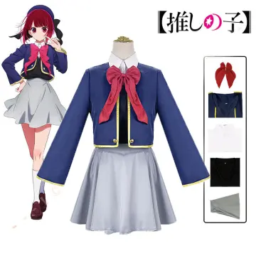 Anime Oshi No Ko Cosplay Ai Hoshino Ruby Akuamarin Arima Kana Costume Wig  Pink Lolita Dress Stage Skirt Halloween Party Outfit