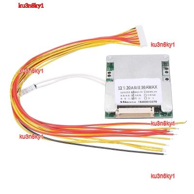 ku3n8ky1 2023 High Quality 13S 48V 50A 18650 Lithium Ion Lithium Battery Pack BMS Protection PCB Board Equalizer for Electrician Bicycle and Scooter