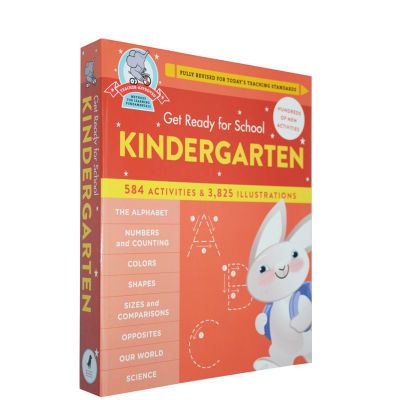 Get ready for school kindergarten hardcover comprehensive activity Workbook for kindergarten early education