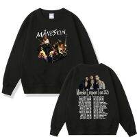 Awesome Maneskin Louds Gets Louder Tour 2023 Sweatshirt Rock Band European Tour Tracksuit Men Crewneck Sweatshirts Size XS-4XL