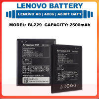 *แบตเตอรี่ Lenovo A8  A806  A808T แบตเตอรี่ รุ่น BL229 แบตเตอรี่? 2500mAh...