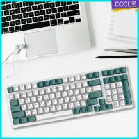 Ccccue คีย์บอร์ดแบบกลไกรัสเซียจัดสรร98% Backlit สำหรับนักเล่นเกมแล็ปท็อปพีซี