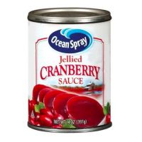 สินค้านำเข้า? Ocean Spray Jellied Cranberry Sauce 397g โอเชี่ยนสเปรย์ เจลลี่ซอสแครนเบอร์รี่ 397g