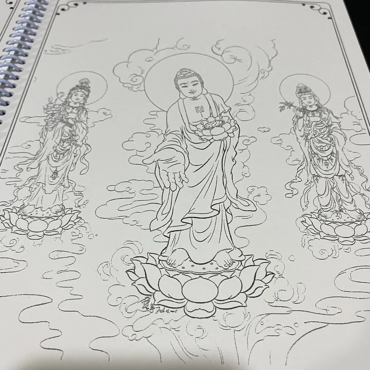 Tranh Phật vẽ tay