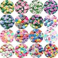 【CC】๑❆ﺴ  20/50/100pcs Mixed Simling Beads Polymer Clay Spacer Jewelry Making Diy Accessories