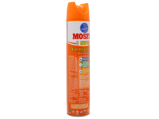 Hoàn tiền 10% bình xịt côn trùng mosfly 1 super hương chanh 600ml - ảnh sản phẩm 3