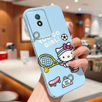 เคสเคสสำหรับ Vivo Y02A Y02T รวมทุกอย่างกรณีโทรศัพท์ฟิล์มดีไซน์แมวคลุมทั้งหมดเปลือกแข็งเคสป้องกันทนแรงกระแทกกล้อง