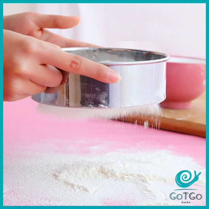 gotgo-ที่ร่อนแป้ง-สแตนเลส-สําหรับร่อนแป้ง-กระชอนสแตนเลส-stainless-steel-flour-sieve-สปอตสินค้า