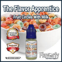 The Flavor Apprentice Fruit Circles With Milk - กลิ่นซีเรียลฟรุ๊ตเซอร์เคิ้ลกับนม - กลิ่นผสมอาหาร - ผ่านการรับรองจาก อย. ประเทศไทย บรรจุและขายโดย Flavorfy กลิ่นผสมอาหารอเนกประสงค์ เหมาะสำหรับ ลูกอม, กัมมี่, น้ำผลไม้, เบเกอรี่, ไอศครีม, ของเหลวอื่่นๆ