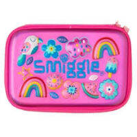 กล่องดินสอ 2 ชั้น Smiggle Double up Hardtop Pencil Case - Flow-Pink