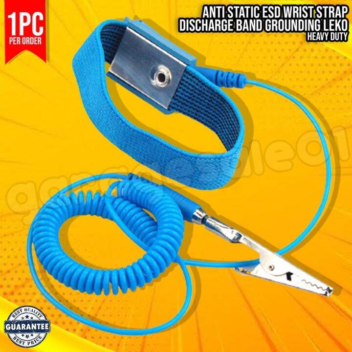 Anti Static Wrist Strap Grounding Electricity Discharge ESD Lazada PH