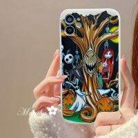 เคสฮาโลวีน2023สำหรับ iPhone 15 14 13 12 11 Pro Max XR Xs Max 7 8 Plus SE 2020 Ghosts And Trees Dead Edge TPU เคสมือถือซิลิโคนอย่างนุ่มฝาครอบป้องกัน