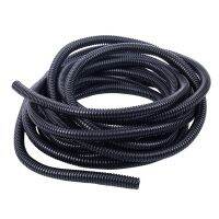 20 Ft Split Wire Loom Conduit Polyethylene Tubing Black Color Sleeve Tube 10mm inner diameter