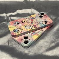 เคสไอโฟน ฟิล์มกราฟฟิตี้ Snoopy Charlie Apple 14 เคสโทรศัพท์มือถือ iPhone13promax14pro เปลือกแข็ง 14plus