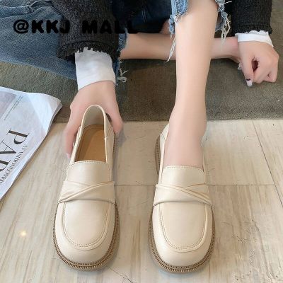 KKJ MALL Ladies Shoes 2022 Summer New Small Leather Shoes Womens Niche Design Soft Leather Comfortable Flat Loafers
