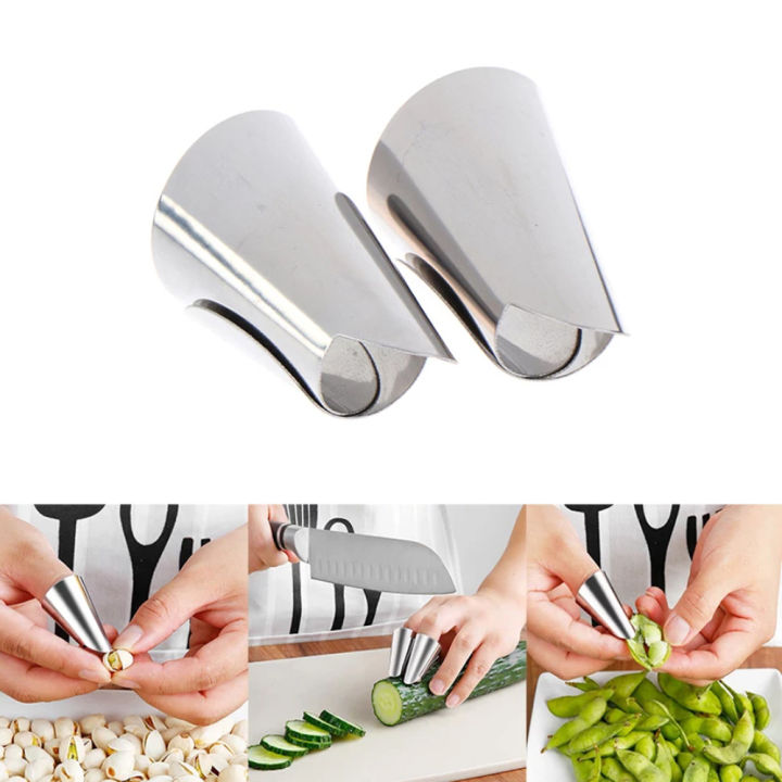 Vegetable Slicer Potato Cutting Gadget Finger Protector Hand Guard