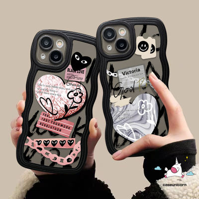 Infinix Hot 11S 10S NFC Hot 10 Lite 10 11 10T 9 8 Play 12 Pro 11S 12i 20S Smart 5 4 6 Plus Note 8 12 G96 10Pro 12Pro 12 2023 Graffiti Love เคสขอบลอน Heart Comme Des Garcons