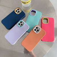 -Candyy.case - เคสประกบสีพื้น มาใหม่ TPU นิ่ม แบบประกบ สำหรับรุ่น 14/14PRO 14 PROMAX 13/13PRO 13PROMAX 12 11 XS #028