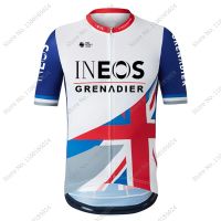 Ineos grenadier สหราชอาณาจักรขี่จักรยานย์ชุดจักรยานเสื้อผ้าเสื้อจักรยานเอี๊ยมกางเกงขาสั้น MTB สวมใส่เสื้อผ้า M aillot culotte