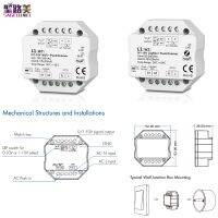 ■ L1(WT)WiFi / L1(WZ)ZigBee Tuya 2.4G RF Wireless Led Dimmer DIP Switch Push Dim 1CH Input AC100-240V Output 0/1-10V Dimming