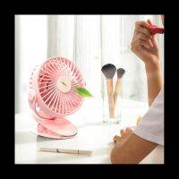 【YF】 Multifunction Clipped Fan 360° Rotation 3-Speed Wind USB Desktop Portable Silent Air Conditioner Bedroom Office-C