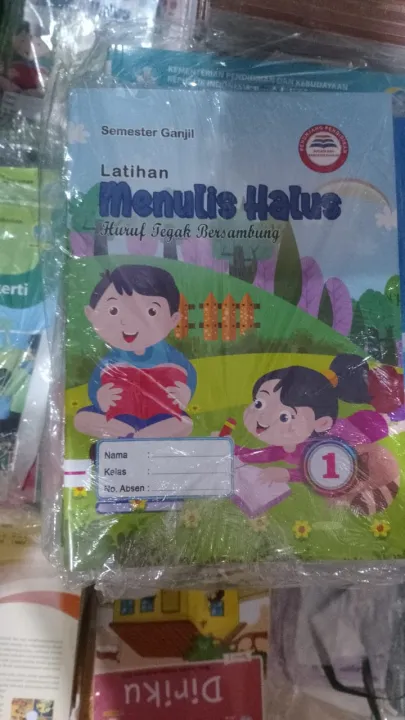 Buku Latihan Menulis Halus Huruf Tegak Bersambung Kelas 1 SD/MI ...