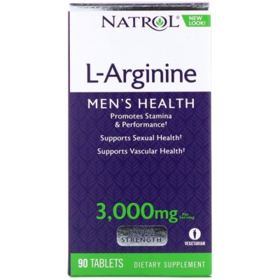 ของแท้ เห็นผล ส่งจาก USA >> L Arginine 1000 mg ต่อ เม็ด เสริมสมรรถภาพเพศชาย หัวใจ หลอด ( แอล อาจินีน )