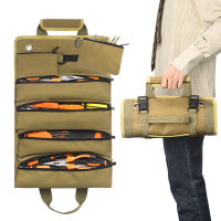 กระเป๋าเครื่องมืออเนกประสงค์คุณภาพสูง Professional Multi Pocket Hardware Tools POUCH Roll Up Portable Small Tools Organizer bags