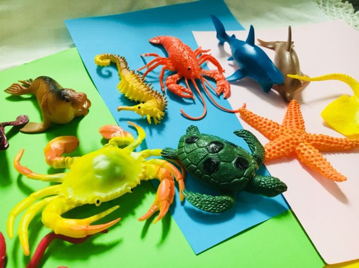 sea-animal-ของเล่นรูปสัตว์น้ำ-คละแบบ-1-แพ็ค-มี-9-ชิ้น-ของเล่นเพื่อการเรียนรู้