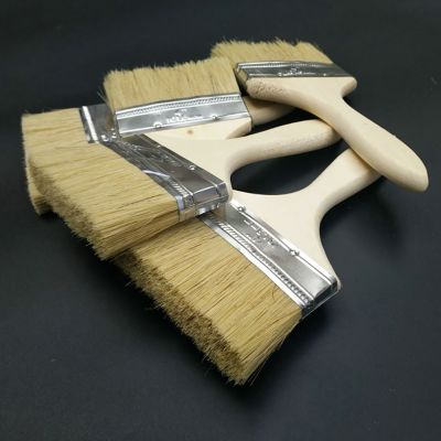 [พร้อม] Multi-Use Thicken Wood Handle Paint Wall Brush DIY เครื่องมือตกแต่งภาพวาดบ้าน