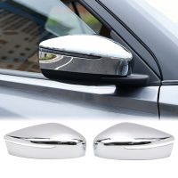 ฝาครอบกระจกมองหลังภายนอกรถสำหรับ Nissan Kicks 2017 2018 2019 Chrome Molding Trim