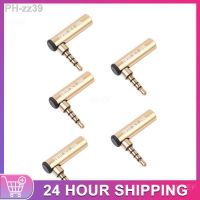 1pc 3.5mm Adapters 3.5mm Angle Male To Female Audio Adapter 90 Degree Right Angle Gold-Plated Connector For Headset/Speakers