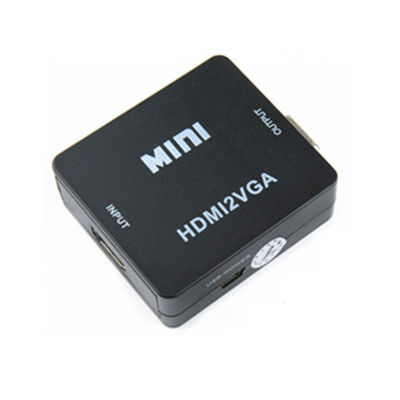 MINI HDMI To VGA Converter PC แล็ปท็อปทีวีกล่องโปรเจคเตอร์เหมาะสำหรับสถานบันเทิงขนาดใหญ่เช่น Home School