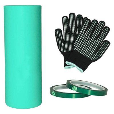 Silicone Sleeve For Sublimation Seamless Heat Resistant Silicone Sleeves Bands With Transfer Tapes Tumbler Heat Press