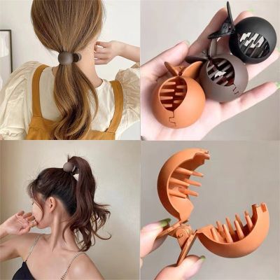 Cute Hair Claw Clips For Women Girls Ladies High Ponytail Fixed Hairpin Headband Round Small Shark Clip Fashion Hair Accessories