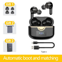 TWS Bluetooth 5.1 Earphones Noise Cancelling LED Display Wireless Headphone Sports Waterproof Earbuds Headsets With 4 Microphone