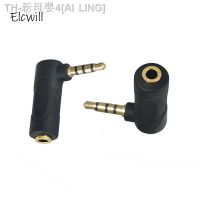 【CW】☂  3.5mm Audio Stereo 3 Pole Female To Male 4 Plug L AUX Headphone Jack Converter