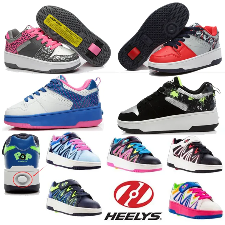 Heelys automatic female Heelys roller skates adult button invisible ...