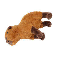 ตุ๊กตา Capybara กำมะหยี่ยัดไส้นุ่มตลกของเล่นสัตว์ของสะสมที่น่ารักตกแต่งสวยงามสำหรับปาร์ตี้วันหยุดสำหรับเด็ก