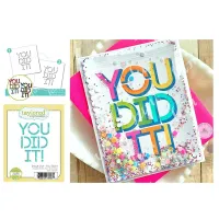 DIY Shout out - You Did It Metal Cutting Dies and Clear Stamps for Scrapbooking Cut Stencils Maker Photo Album Decoration Molds  Photo Albums