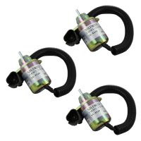 3X Stop Shut Off Shutdown Solenoid for Yanmar Engine Replaces Thermo King 41-6383