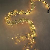 MA1MBB 12V 600LED Christmas Fairy Lights String Tree Branch Garland Lighting Holiday Ornaments Party Room Decorations for Home 2022