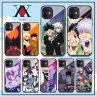 {Chaoke digital branch} เคสโทรศัพท์สำหรับ IPhone 11 12 13 14 Pro Max X XS XR 7 8 14 Plus Hisoka Hunter X Hisoka Hunter คิรัวโซลดิ๊กส์เคสกระจกโทรศัพท์อนิเมะ