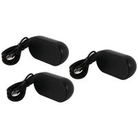 3X USB Speaker Portable Loudspeaker Powered Stereo Multimedia Speaker for Notebook Laptop PC(Black)