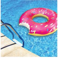 【health】 【Local】Donut Inflatable Swimming Ring Water inflatable swim toys donut swimming ring thickened