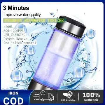 Hydrogen Water Generator Alkaline Maker USB Rechargeable Water Ionizer  Bottle Super Antioxidant ORP Hydrogen-Rich Water Cup