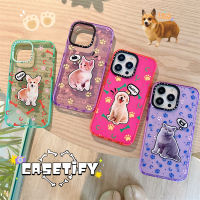 《KIKI》CASE.TIFY Cats and puppies doodles phone case for iphone 15 15pro 15promax 14 14pro 14promax 13 13pro 13promax cartoon cute animal style 12 12pro 12promax 11 11promax High-end soft transparent casing shockproof xsmax New Design ins styles